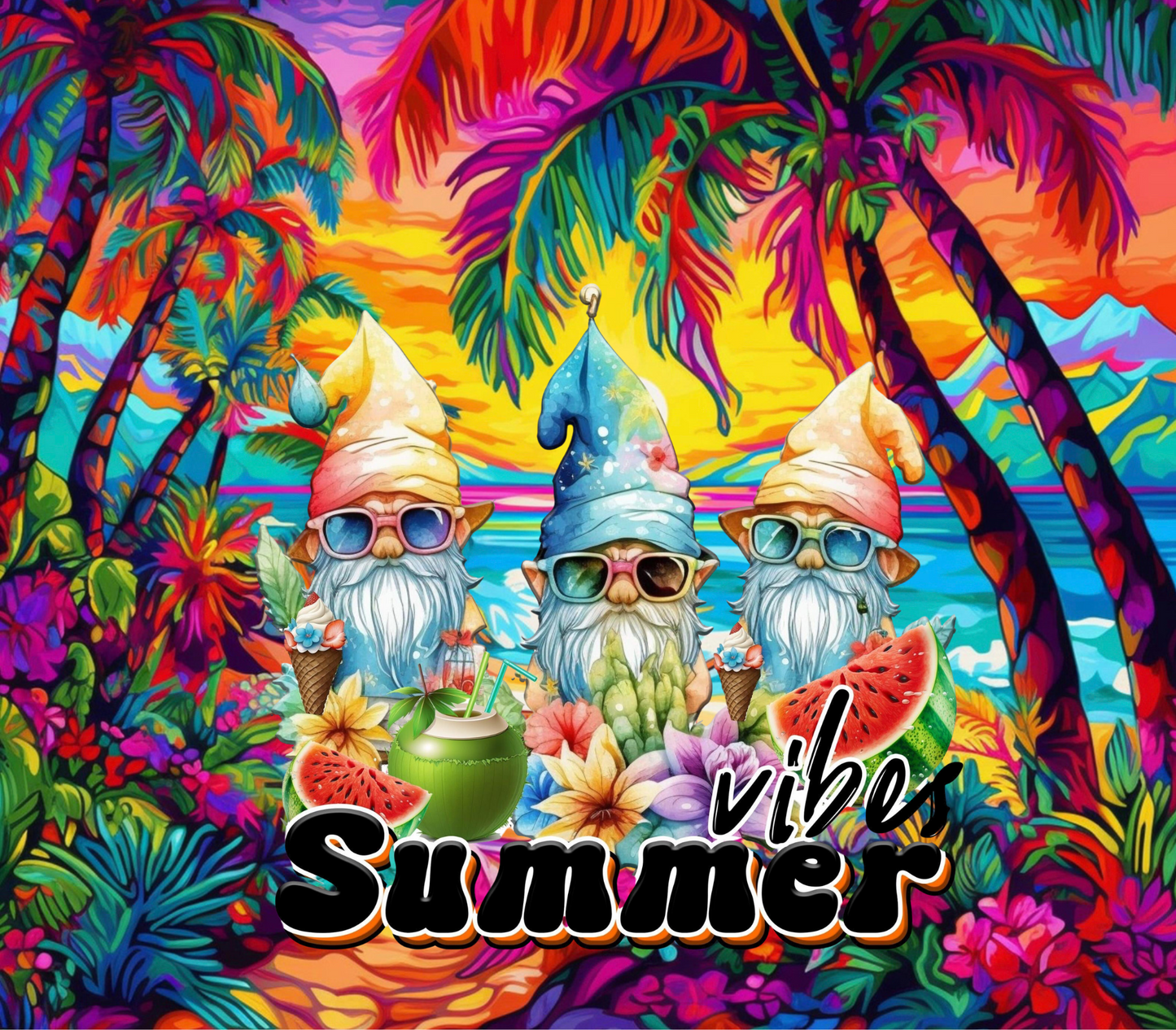 1040 #SummerVibes #Gnomes #Tumbler