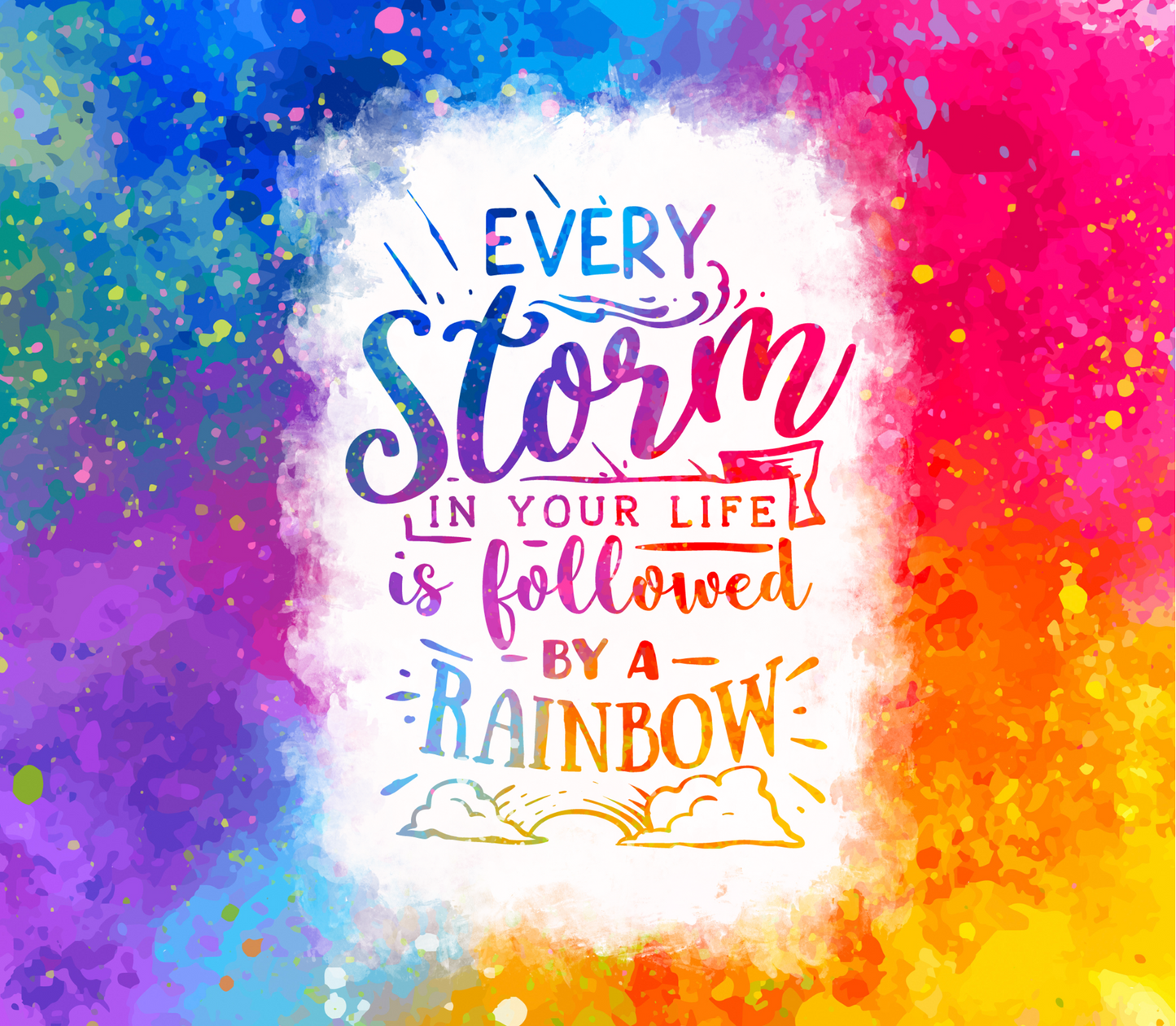 1006 Storm/Rainbow Tumbler