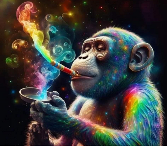 1032 Smoking #Monkey #Tumbler