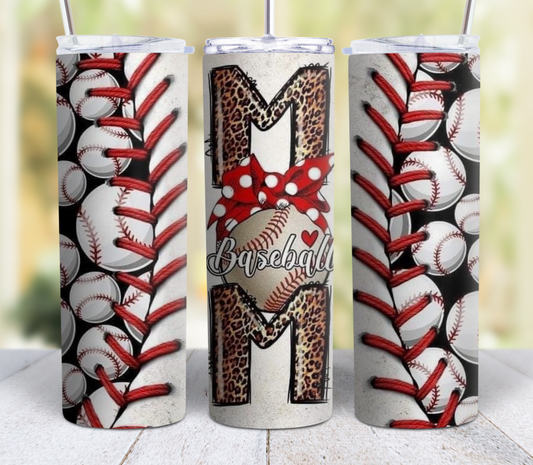 1017 #Baseball MOM #Tumbler